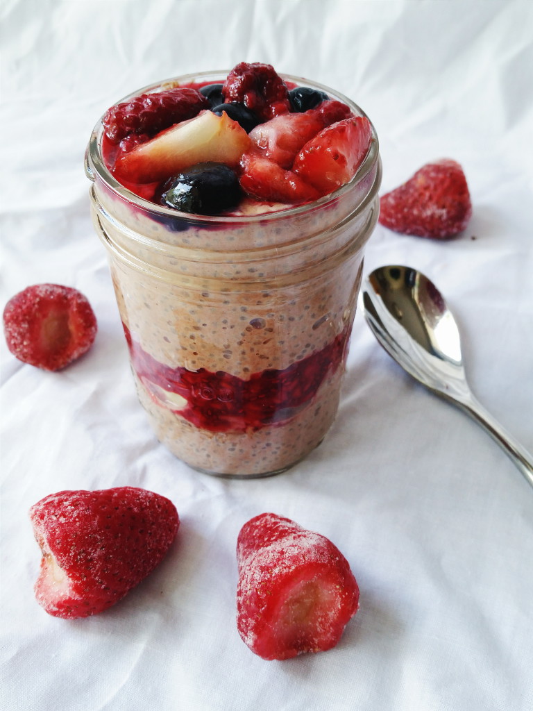 healthy chocolate chia pudding