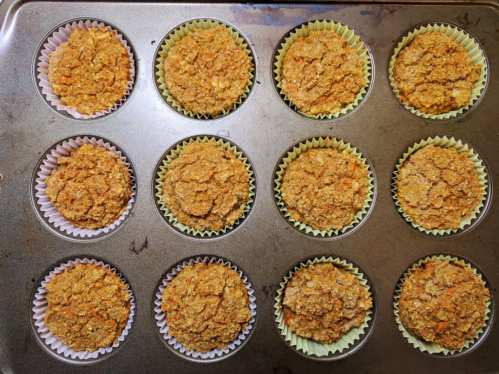 sugar free carrot muffins