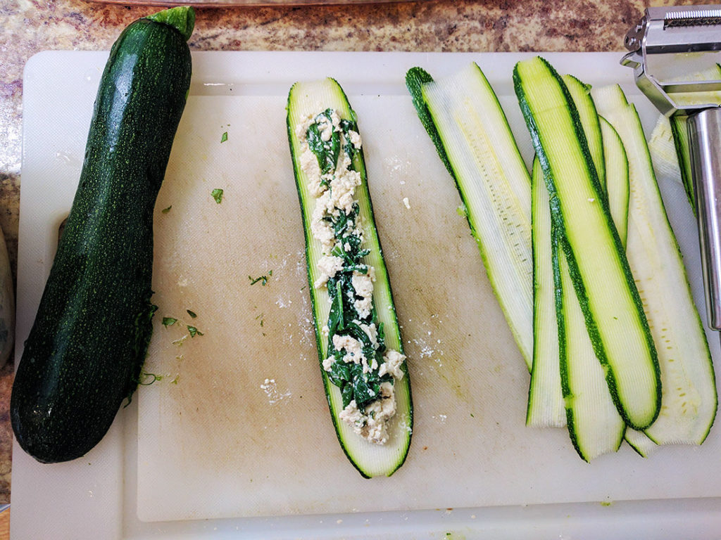 zucchini roll ups vegan