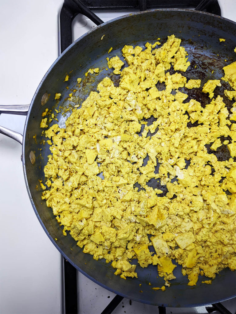 tofu scramble | spartanlifeblog.com