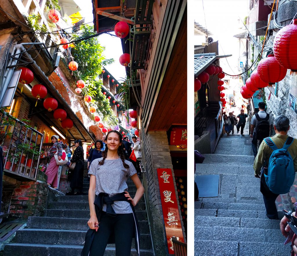 Jiufen famous stairs